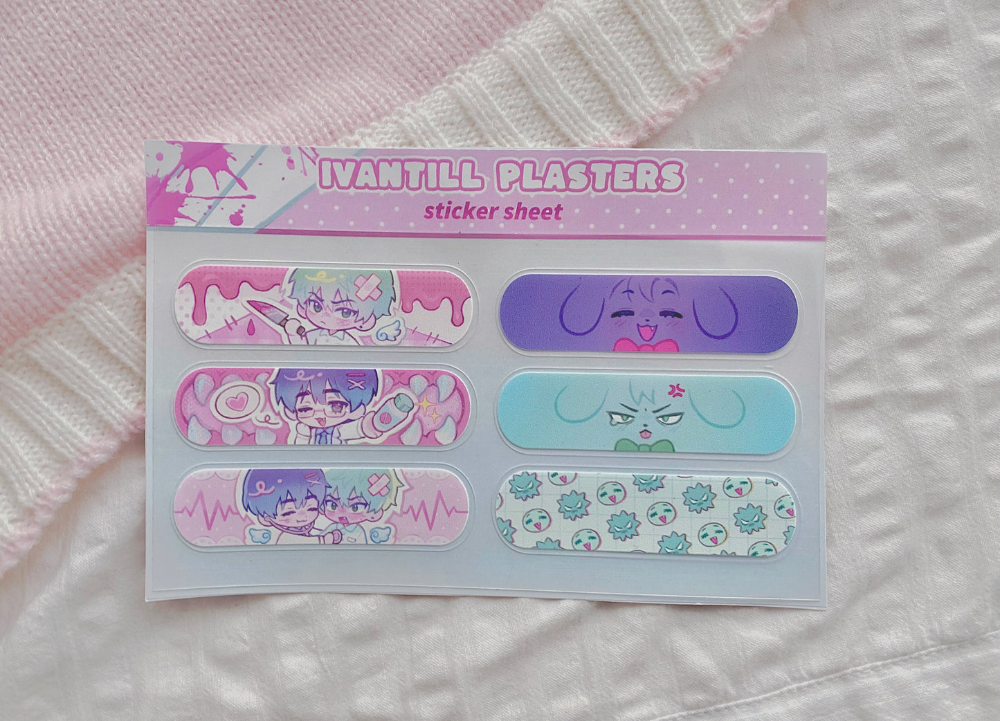 ✶ Ivantill Plaster Sticker Sheet ✶ [PRE-ORDER]