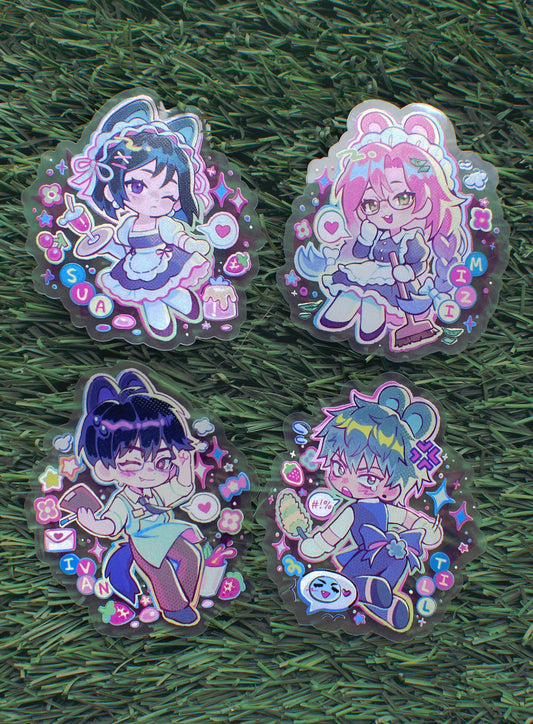✶ Alien Stage Transparent Stickers ✶ [PRE-ORDER]