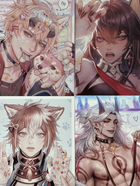 ☾ Genshin Impact Prints ☾ [PRE-ORDER]