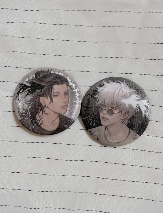 ⋆ Satosugu Glitter Badges ⋆ [PRE-ORDER]