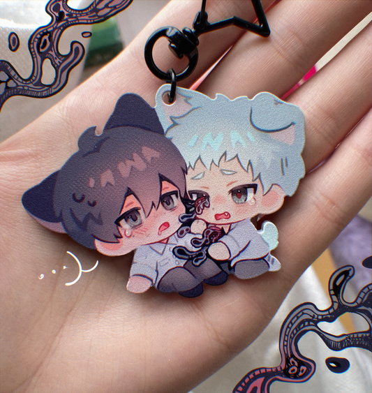 ⟡ Yoshiki x Hikaru Chibi Keychain ⟡ [PRE-ORDER]