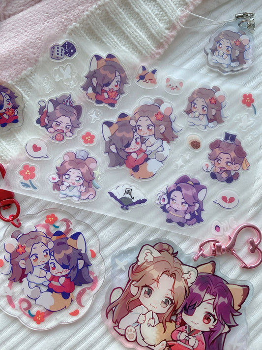 ❀ TGCF Glitter Sticker Sheet ❀ [PRE-ORDER]