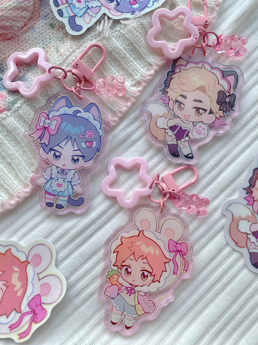 ୨ Haikyuu Keychains ୧ [PRE-ORDER]