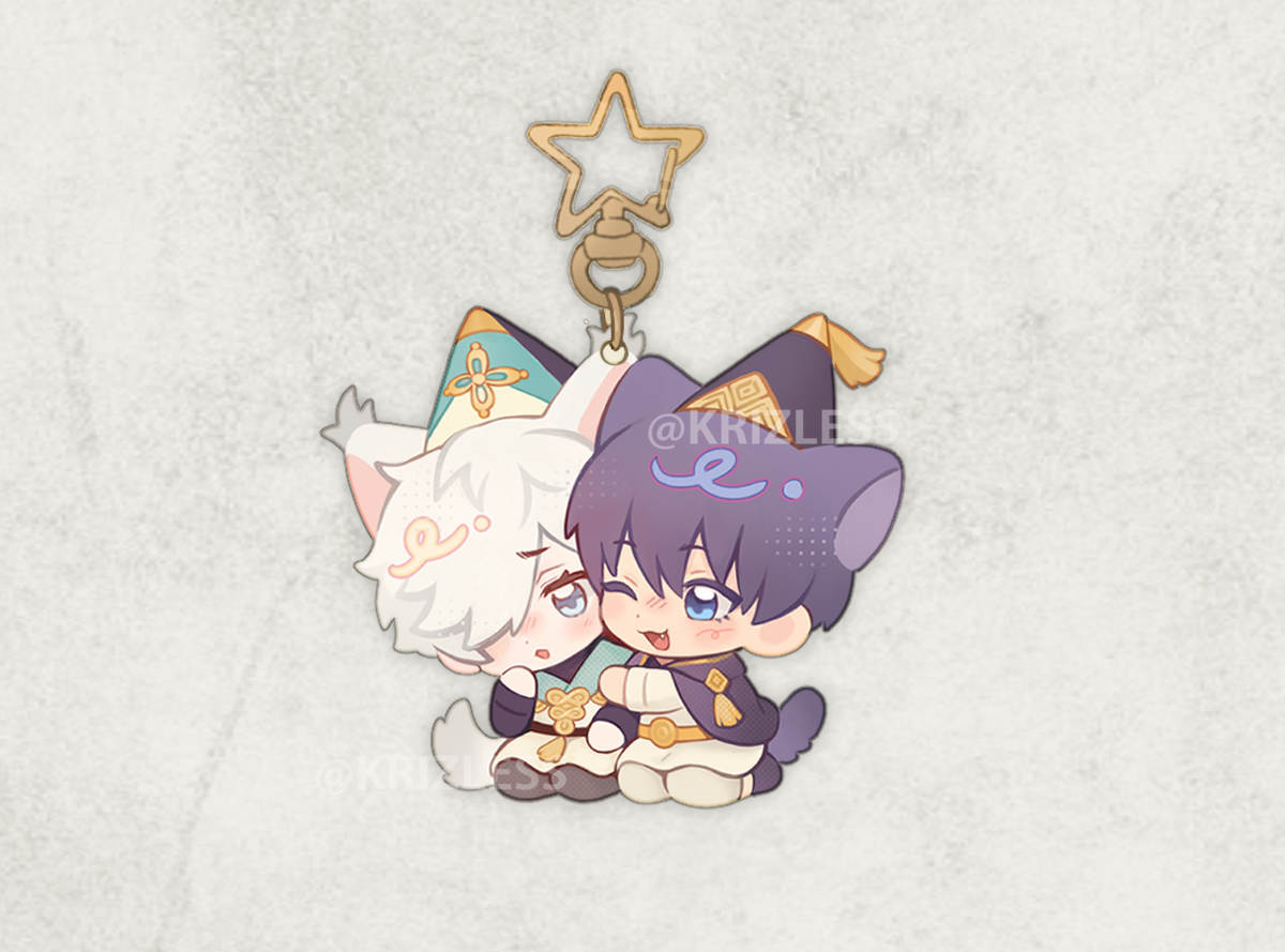 ✶ Olruggio x Qifrey Chibi Keychain ✶ [PRE-ORDER]