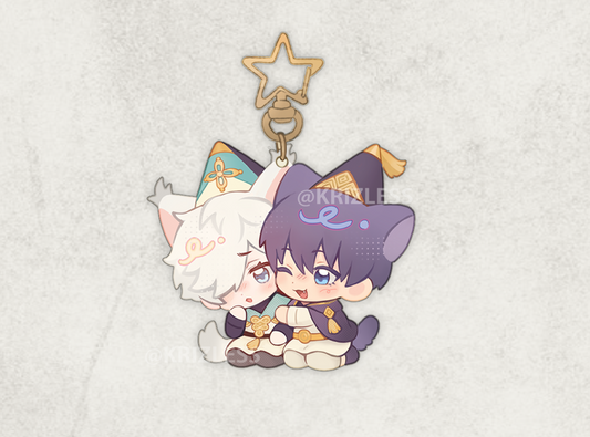 ✶ Olruggio x Qifrey Chibi Keychain ✶ [PRE-ORDER]