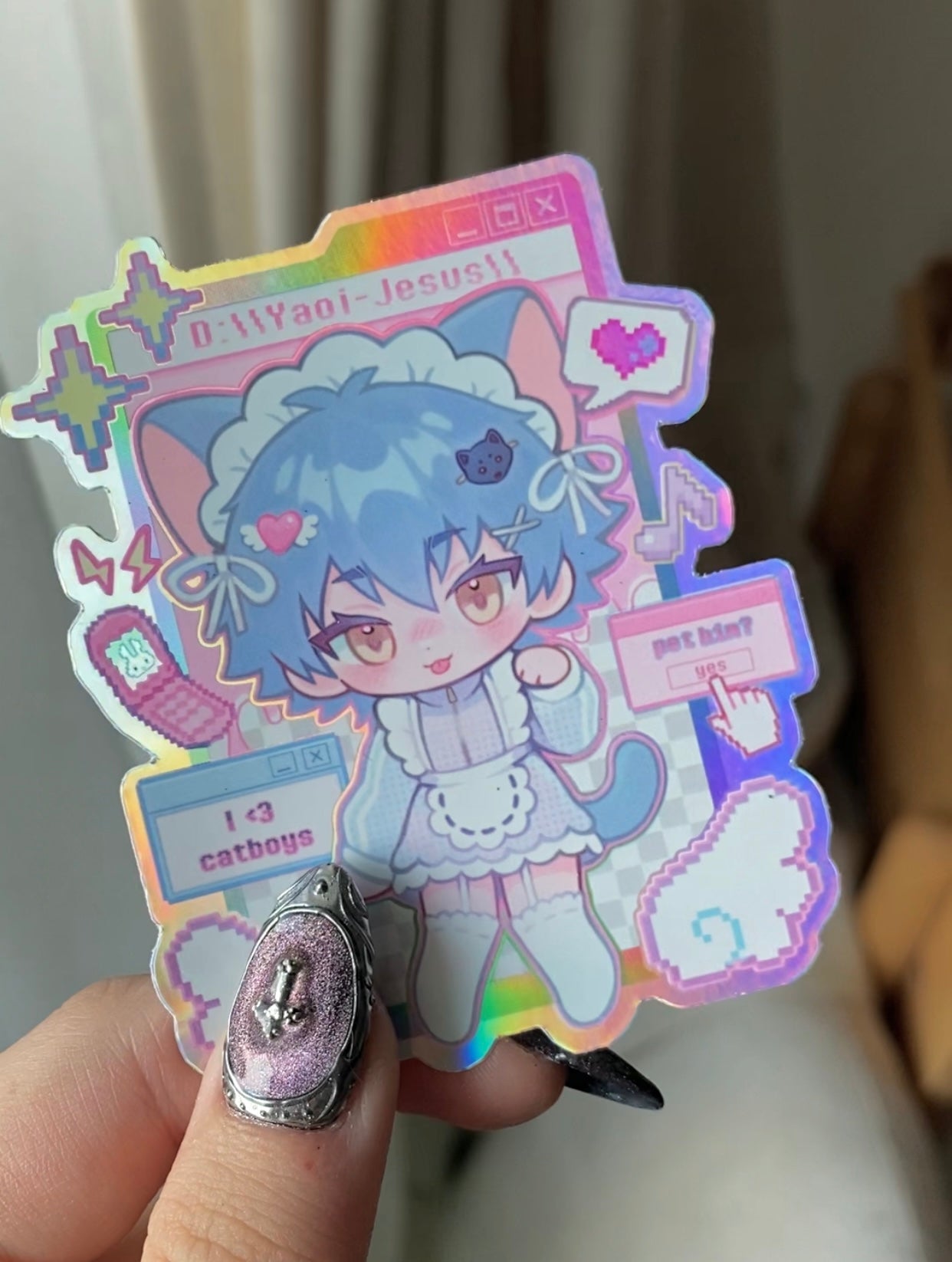 ♱ Aoba Holo Sticker ♱ [PRE-ORDER]