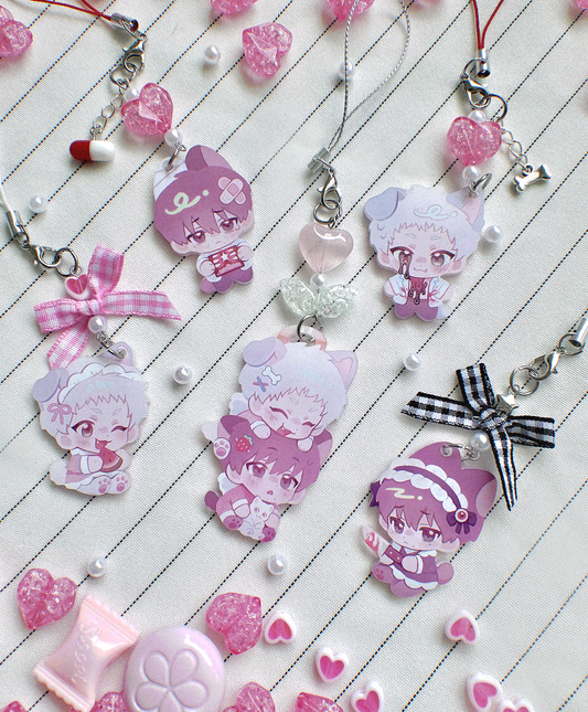 ✶ Yoshiki x Hikaru Chibi Charms ✶ [PRE-ORDER]