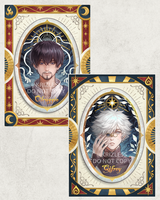 ✶ Olruggio x Qifrey Gold Foil Badges ✶ [PRE-ORDER]