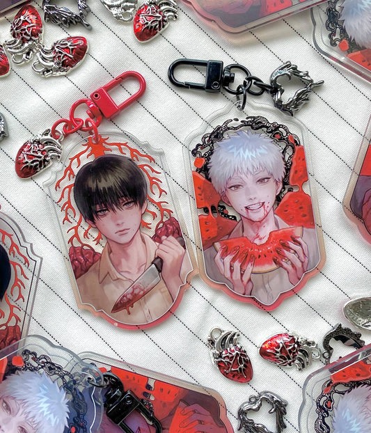 ⟡ Yoshiki x Hikaru Keychains ⟡ [PRE-ORDER]