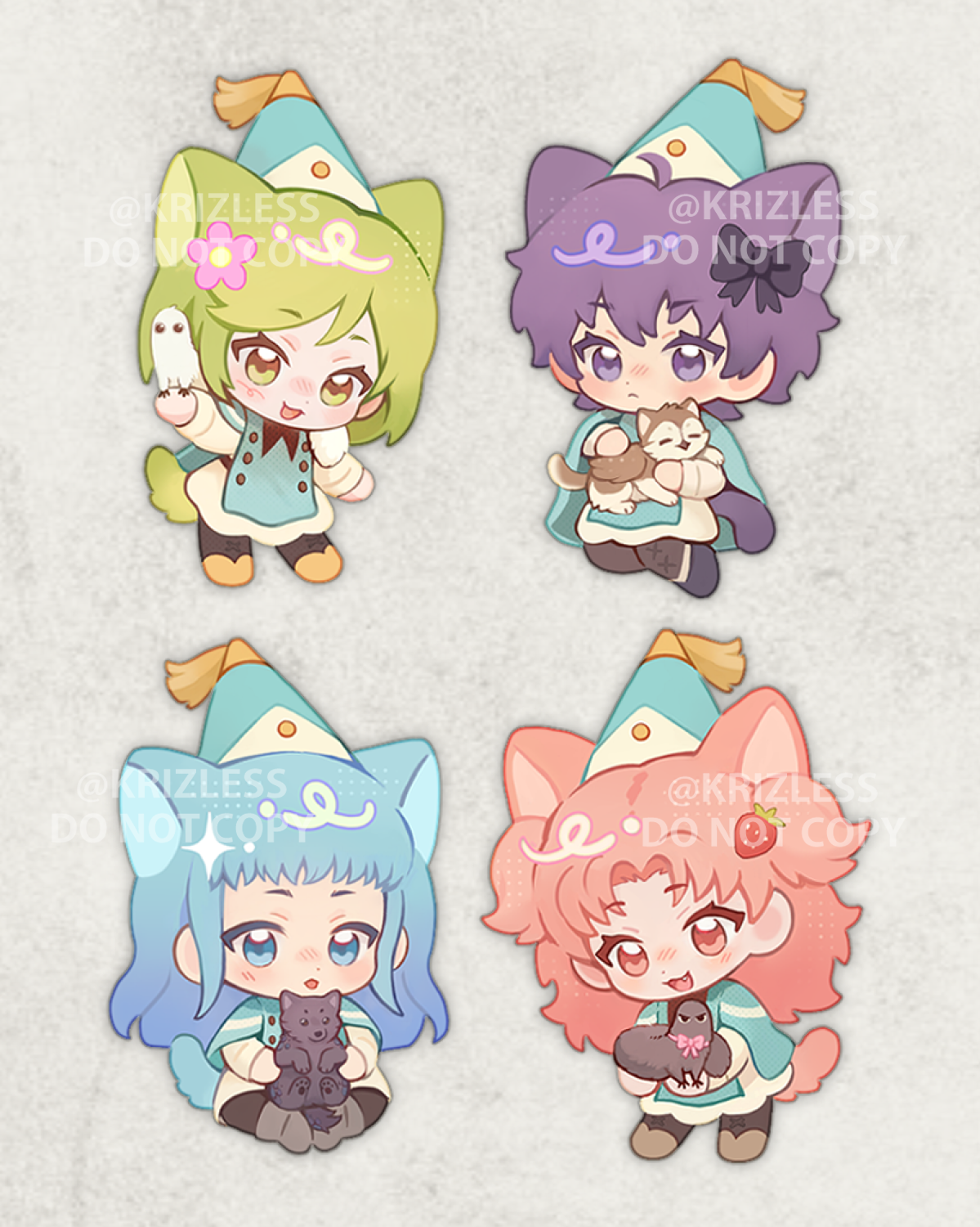 ✶ WHA Chibi Keychains ✶ [PRE-ORDER]